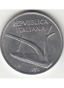1978 Lire 10 Spiga Fior di Conio Italia